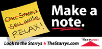 Make a note - Call Starry's, Sell House, Relax!