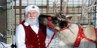 Santa and his Reindeer