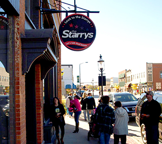 Outside view of office and sign